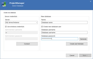 Projectmanager Installation 8.1