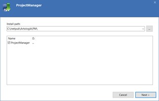 Projectmanager Installation 4
