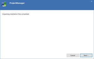 Projectmanager Installation 5