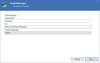 Projectmanager Installation 9